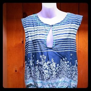 Free people cute short sleeve top